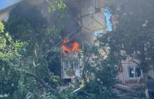 Ukrayna ordusu Rusiyada yaşayış binasına PUA-larla zərbə endirib, ölənlər var