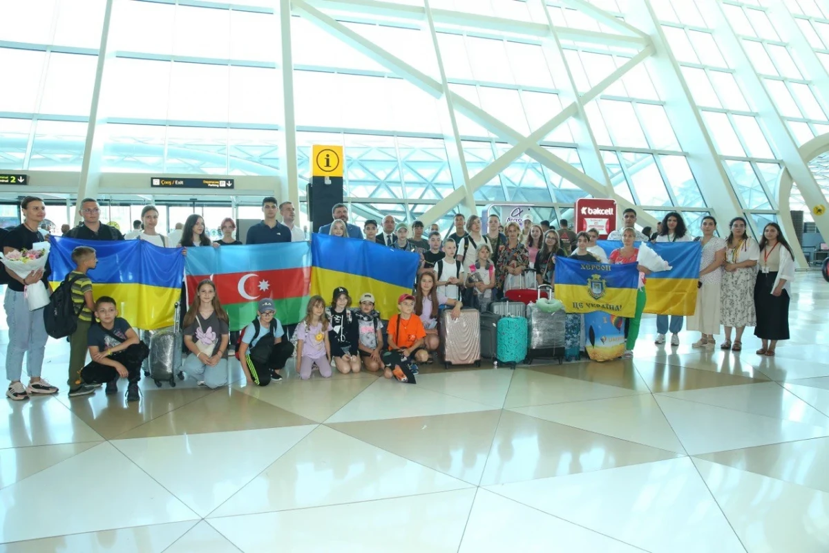 Ukraynadan daha 30 uşaq reabilitasiya xidmətləri ilə təmin edilmək üçün Azərbaycana gətirilib