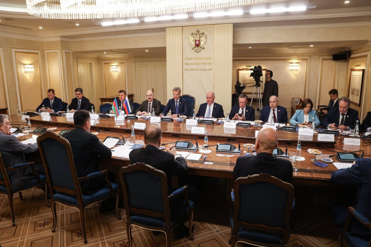 Moskvada Rusiya-Azərbaycan parlamentlərarası Komissiyasının iclası keçirilib - FOTO 