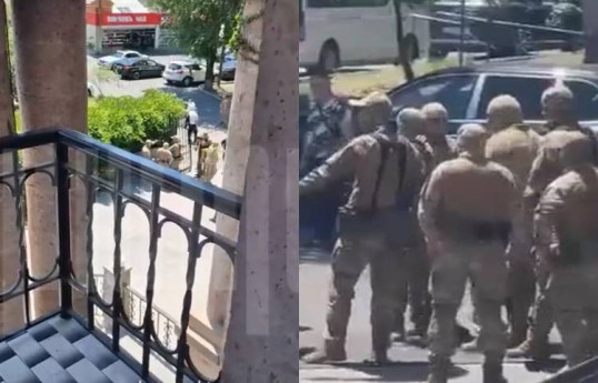 İrəvanda polis Samvel Şahramanyanın avtomobilini müsadirə edib - VİDEO  - YENİLƏNİB 