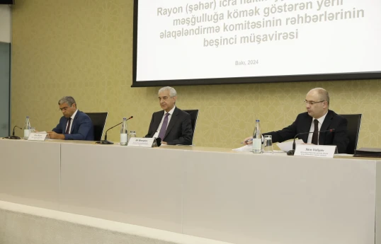 Məşğulluğa kömək göstərən əlaqələndirmə komitələrinin fəaliyyətinə dair respublika müşavirəsi keçirilib