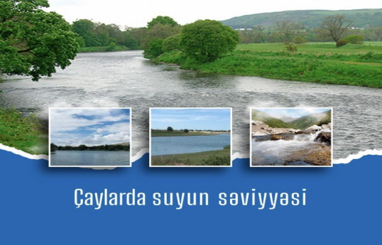 Əyriçay və Qarasuçayda suyun səviyyəsi 1 metrdən çox artıb