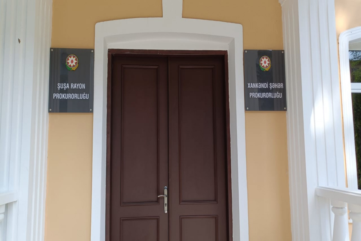 Bu gün Xankəndi prokurorluğunun inzibati binası istifadəyə veriləcək - FOTO 