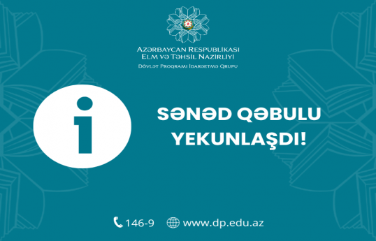 835 nəfər “2022–2026-cı illər üçün Dövlət Proqramı”na müraciət edib