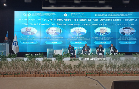 Zəngilanda “Ermənistanın dağ-mədən sənayesinin ekoloji fəsadları” mövzusunda panel müzakirəsi keçirilib - FOTO 