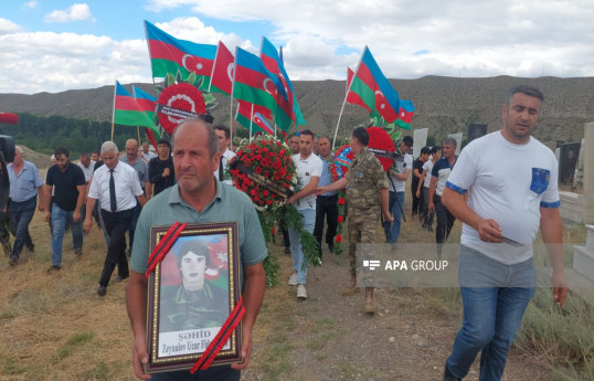 Birinci Qarabağ müharibəsində şəhid olan Ucar Zeynalovun qalıqları Göygöldə dəfn olunub - FOTO 