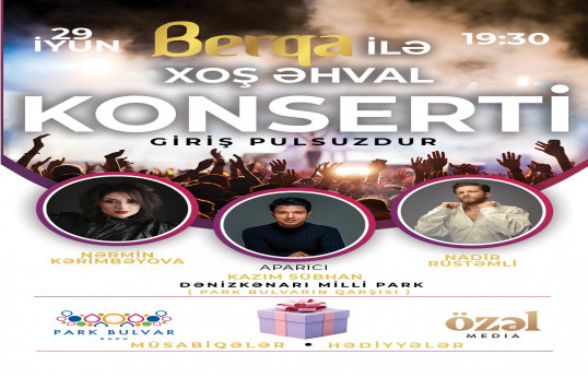 “Berqa” “Xoş əhval” şüarı ilə növbəti konsertlərini keçirir - FOTO 
