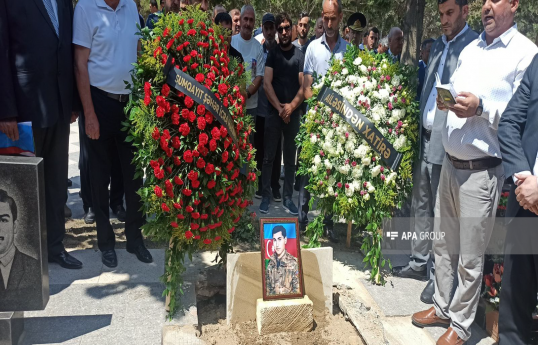 Birinci Qarabağ müharibəsində şəhid olan Elman Cavadovun qalıqları Sumqayıtda dəfn olunub - FOTO 