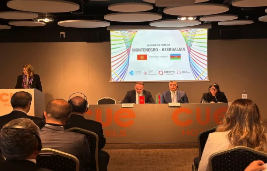 Monteneqro-Azərbaycan biznes forumu keçirilib