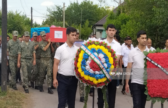 Birinci Qarabağ müharibəsi şəhidi Fəqan Yaqubovun qalıqları Tərtərdə dəfn olunub - FOTO 