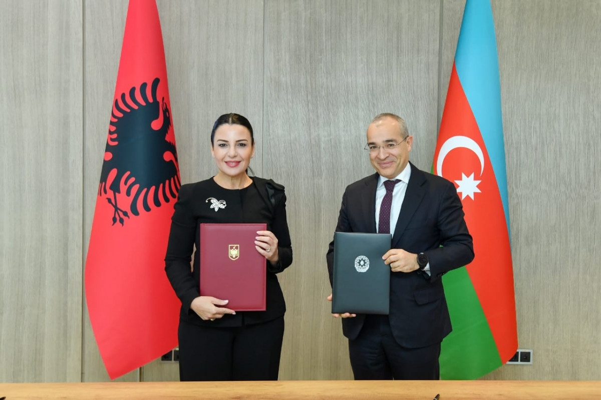 Azərbaycanla Albaniya arasında iqtisadi əməkdaşlıq haqqında Saziş imzalanıb