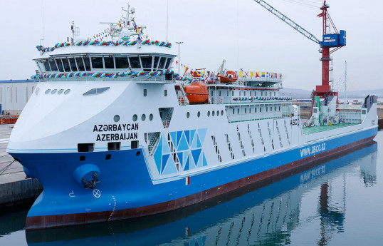 “Azərbaycan” gəmisi ilə daşınan nəqliyyat vasitələrinin sayı açıqlanıb