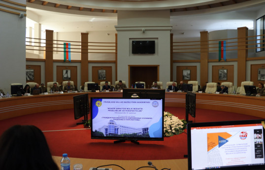 FHN Akademiyasında Ümumdünya Mülki Müdafiə Günü ilə bağlı beynəlxalq seminar keçirilib