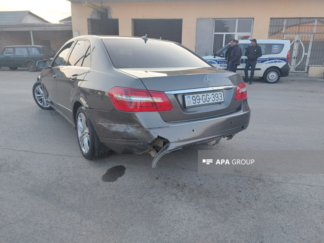 Masallıda iki "Mercedes" toqquşub, yaralılar var - FOTO 