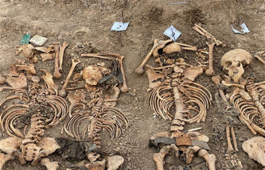 Xocalıda kütləvi məzarlıqda aşkar edilmiş insan qalıqlarının sayı 14-ə çatıb