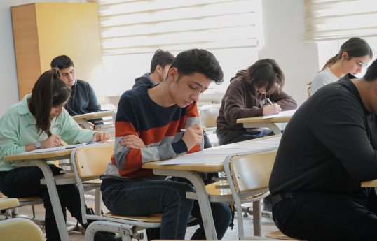İşğaldan azad olunan Ağdərə rayonunda ilk dəfə imtahan keçirilib