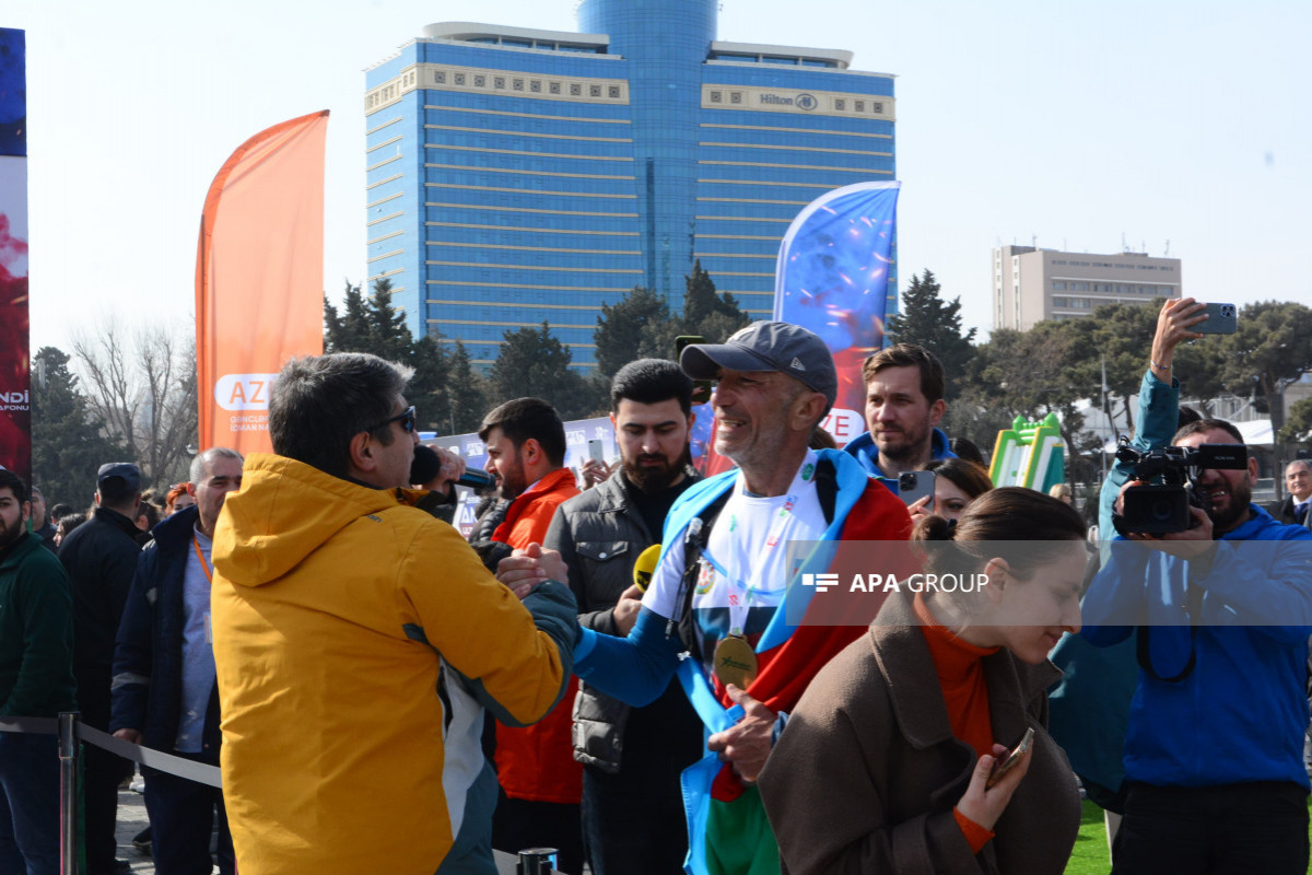 Nazir: Xankəndi - Bakı ultramarafonu çox çətin marafon idi - FOTO 