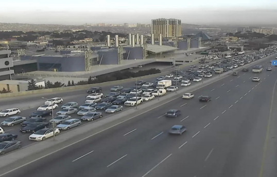 Bakıda sıxlıq müşahidə edilən yollar - SİYAHI 