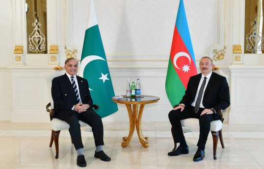 Prezident İlham Əliyev Şahbaz Şərifi təbrik edib