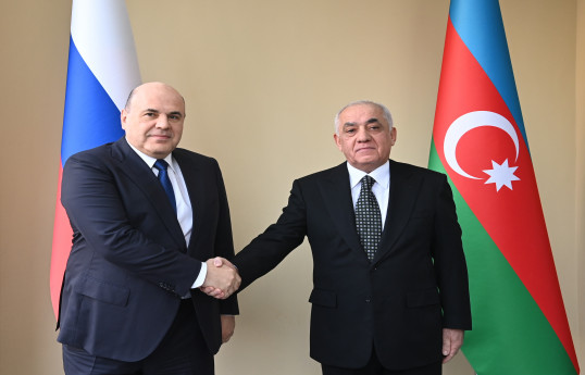 Azərbaycan və Rusiyanın Baş nazirlərinin görüşü olub