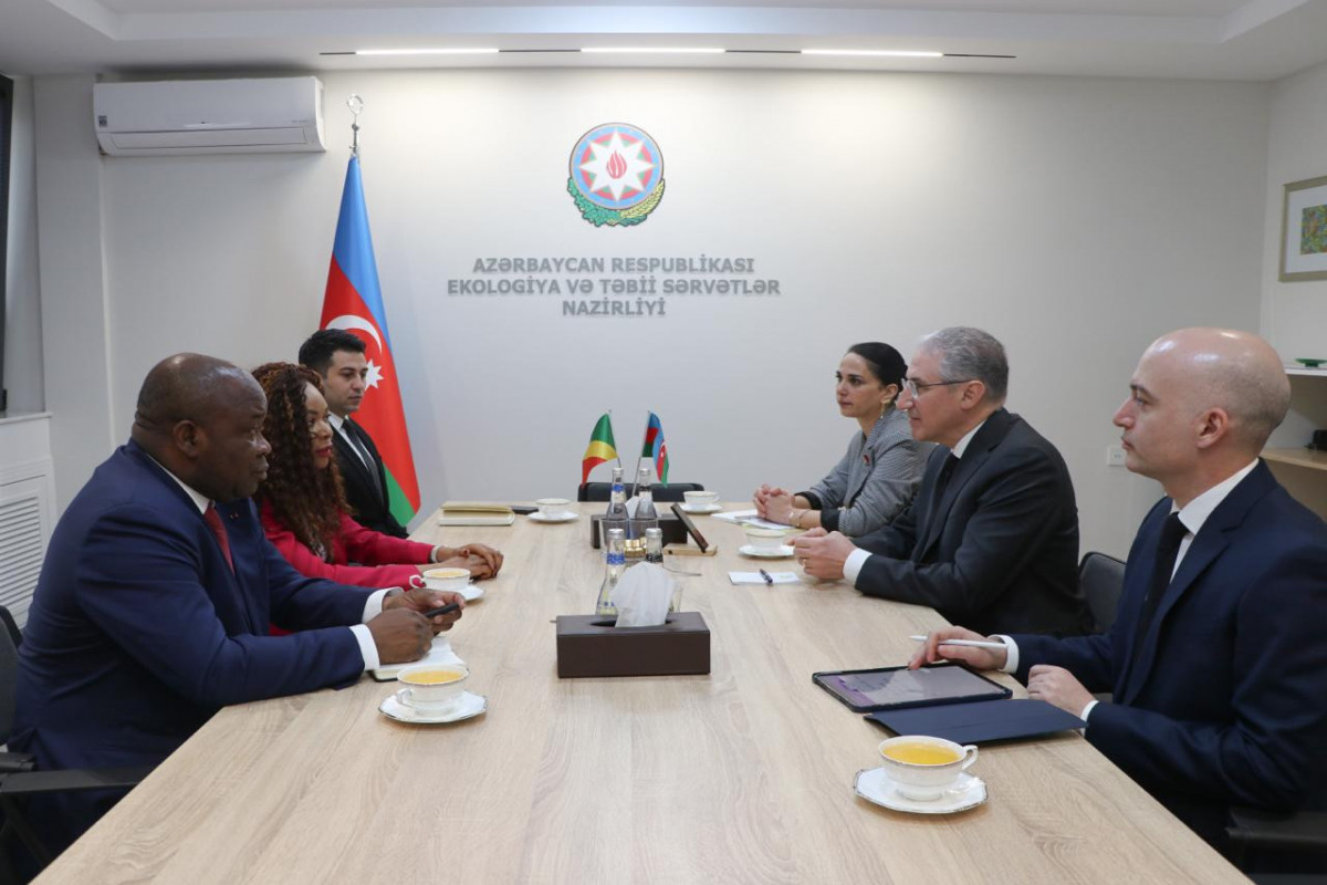 Muxtar Babayev Konqo Prezidentinin nümayəndəsi ilə görüşüb
