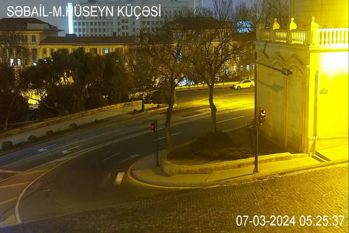 Bakının mərkəzində bağlı olan yol açılıb  - FOTO  - YENİLƏNİB 