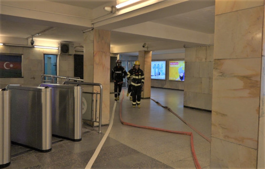 FHN metroda təlim keçirib - VİDEO 