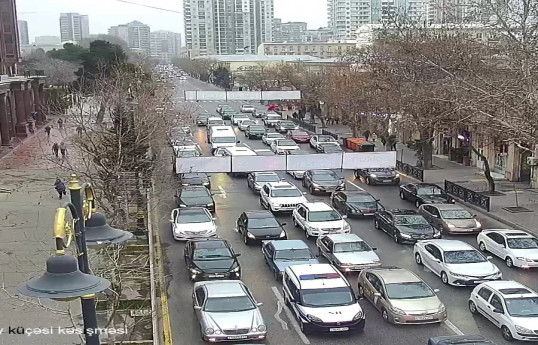 Bakıda sıxlıq müşahidə edilən yollar - SİYAHI 