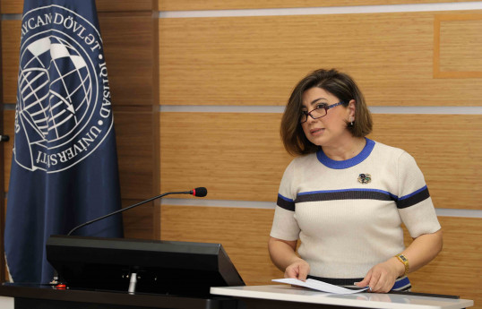 UNEC-in qadın rektoruna həsr olunan “Elmdə qadınların rolu” adlı konfrans keçirilib