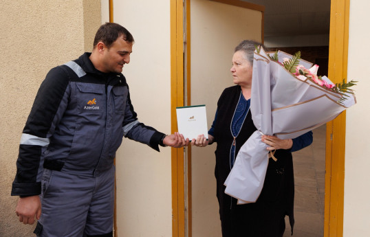 “AzerGold” 8 Mart münasibətilə şəhid analarını təbrik edib