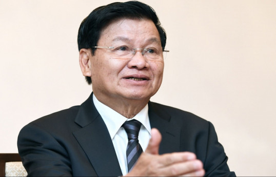 Laos Prezidenti Azərbaycan liderini təbrik edib