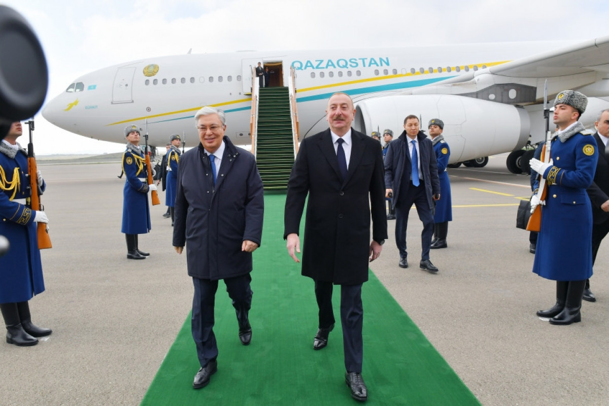 Kasım-Jomart Tokayev Füzuli rayonuna gedib