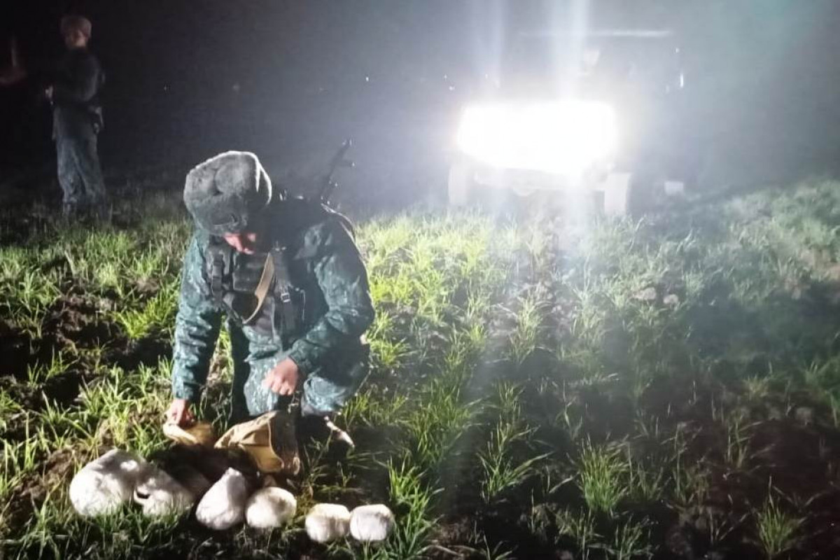 Sərhədi pozan İran vətəndaşı 6 kq narkotiklə saxlanılıb - FOTO 