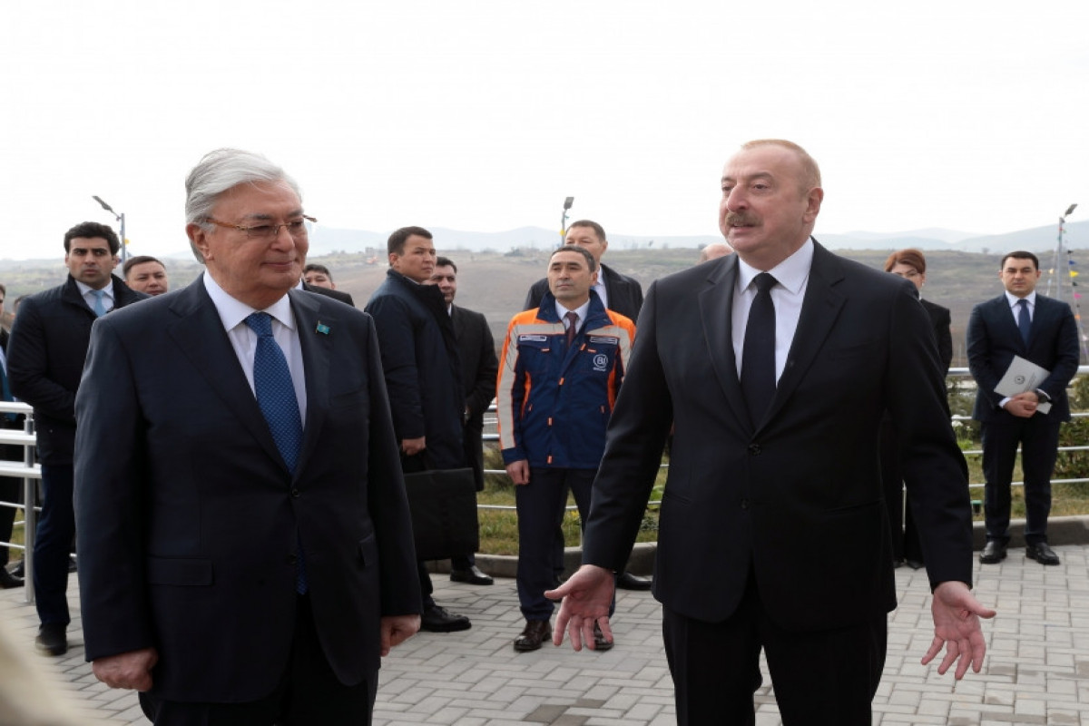 Azərbaycan və Qazaxıstan prezidentləri Füzulidə Uşaq Yaradıcılıq Mərkəzinin açılışında iştirak ediblər - YENİLƏNİB  - FOTO 