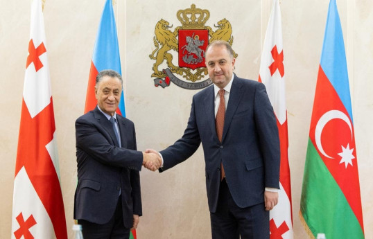 Ramil Usubov Gürcüstanın müdafiə naziri ilə strateji əməkdaşlıq əlaqələrini müzakirə edib