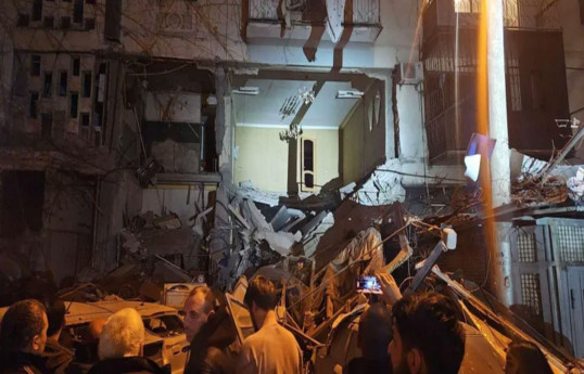 Tbilisidə yaşayış binasında partlayış olub - FOTO 