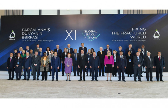 Bakıda XI Qlobal Bakı Forumu keçirilir, Prezident İlham Əliyev tədbirdə iştirak edib - YENİLƏNİB-2 