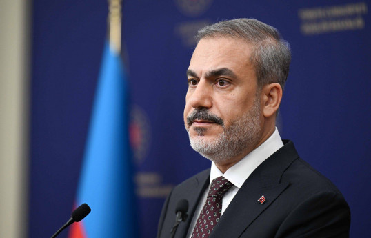Türkiyənin xarici işlər naziri Hakan Fidan Azərbaycandadır