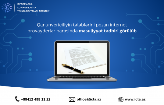 Qanunvericiliyin tələblərini pozan internet provayderlər məhkəməyə verilib