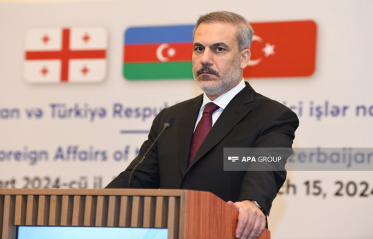 Azərbaycan, Gürcüstan və Türkiyə XİN rəhbərləri Qəzzadakı vəziyyəti müzakirə ediblər