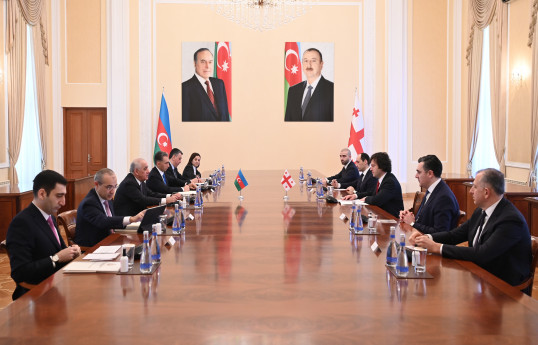 Bakıda Azərbaycan və Gürcüstanın Baş nazirlərinin görüşü olub - FOTO  - YENİLƏNİB 