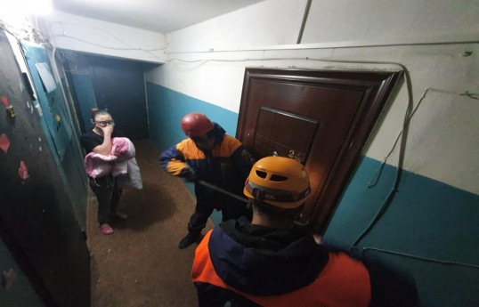 Bakıda mənzildə köməksiz vəziyyətdə qalan 3 nəfər xilas edilib