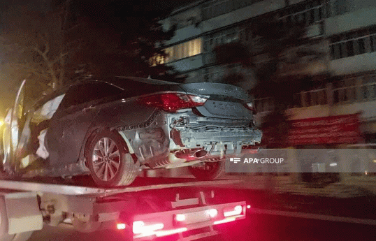 Gəncədə avtomobil qəzası baş verib, xəsarət alanlar var