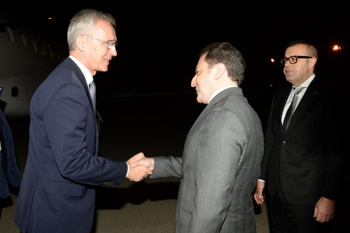 NATO-nun Baş katibi Azərbaycana rəsmi səfərə gəlib - YENİLƏNİB 