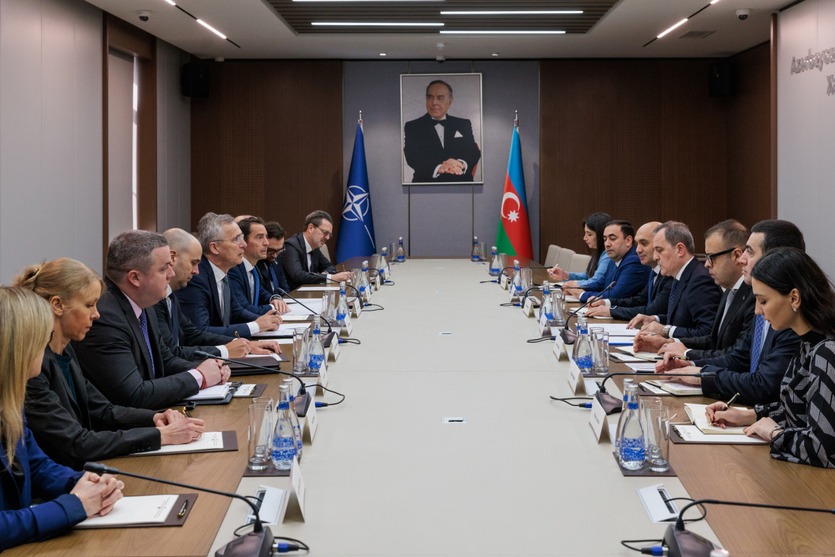 Azerbaijani FM, NATO Secretary General Jens Stoltenberg mull normalization process with Armenia