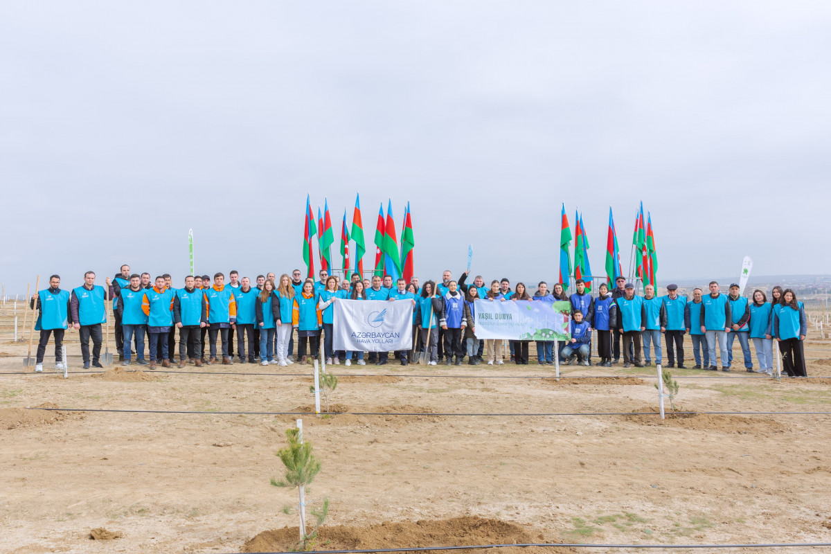 AZAL staff plants over 600 trees in support of the "Green World Solidarity Year"-<span class="red_color">PHOTO-<span class="red_color">VIDEO