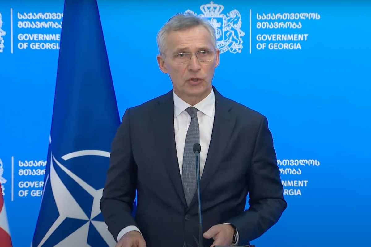 Stoltenberq: NATO Gürcüstanın ərazi bütövlüyünü tam dəstəkləyir