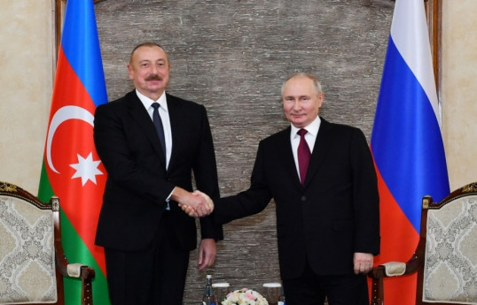Prezident İlham Əliyev Vladimir Putini təbrik edib