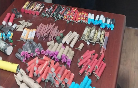 Biləsuvarda pirotexniki vasitələrin satıldığı mağazanın sahibi inzibati məsuliyyətə cəlb edilib