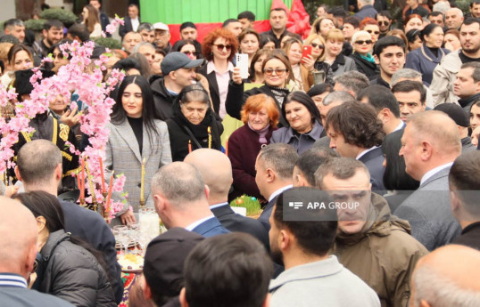 Gürcüstanın Baş naziri Marneulidə Novruz Bayramı şənliyində iştirak edib - FOTO 
